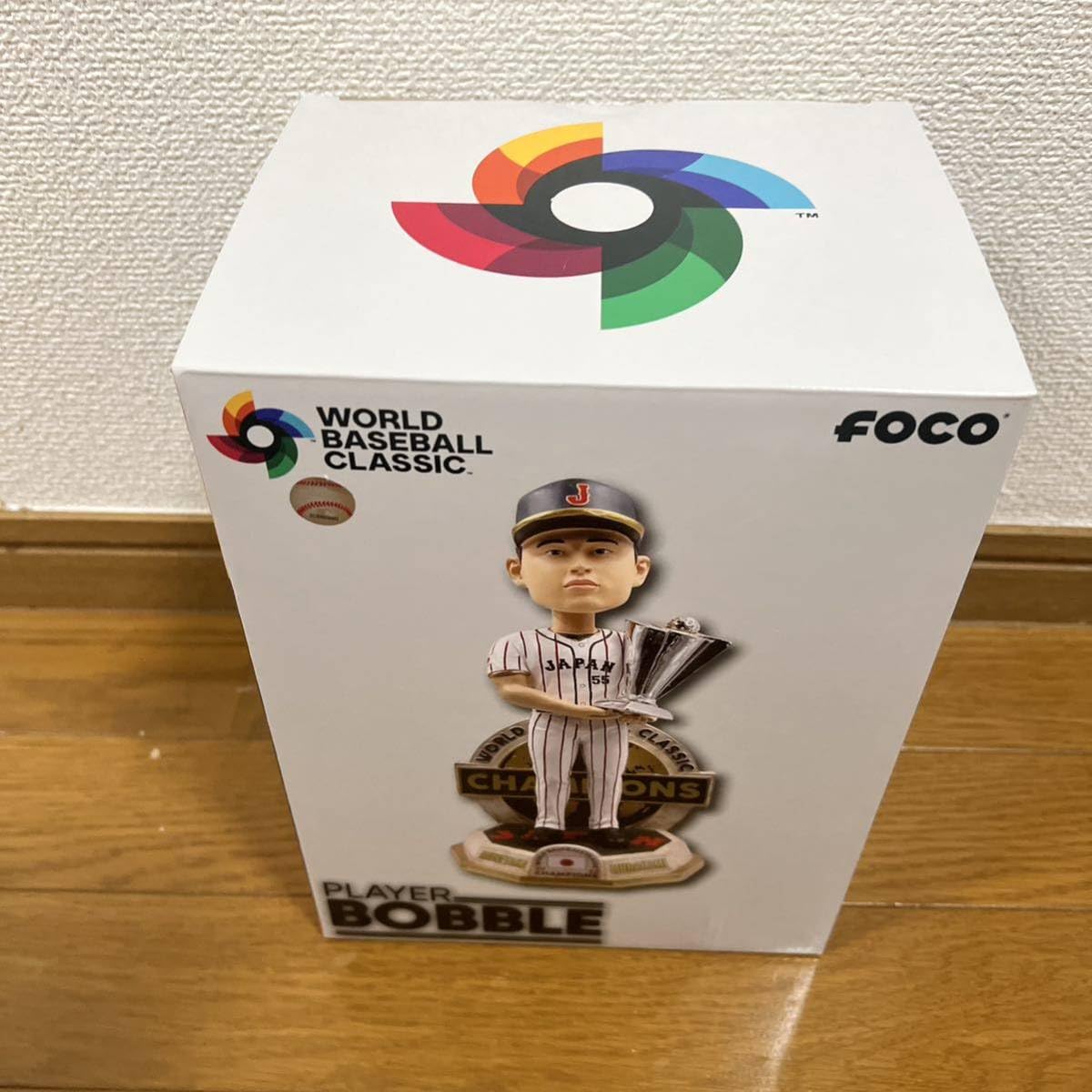 Amazon.co.jp: 223個限定 村上宗隆 WBC優勝ボブルヘッド 侍JAPAN